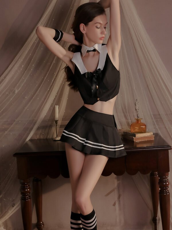 Temptation student outfit hot waist sexy suit